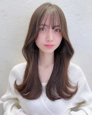 ロング カラー 韓国ヘア×髪質改善 /yoshikaのヘアスタイル