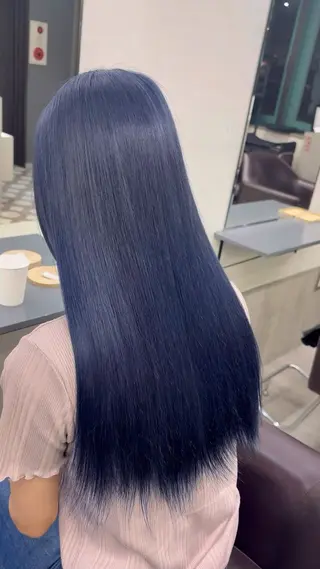 ロング ハイトーン/デザイン 天神SAKURAのヘアスタイル