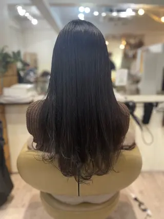 ロング 茅野 あゆ美のヘアスタイル