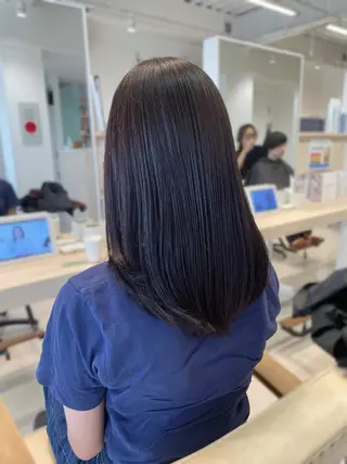 ロング かずや🍀/髪質改善 /艶髪カラー/眉毛のヘアスタイル