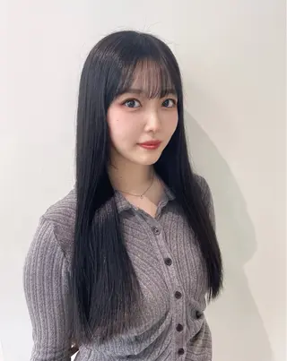 カラー オフホワイトアンド大阪店（off white×And）所属・🤍韓国ワンホンヘア ayaha🤍のヘアスタイル