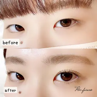 マツエク・マツパ アイブロウ Flor上大岡 *フルノ リナ*のマツエク・マツパデザイン