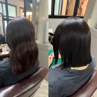 ミディアム カラー ✨髪質改善✨ 縮毛矯正/佐藤恵太のヘアスタイル