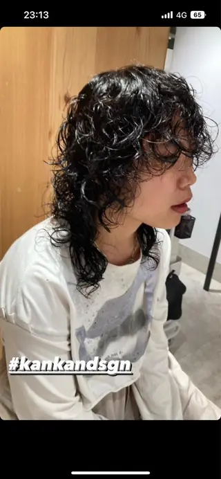 パーマ ticro所属・TAKAHASHI KANNAのヘアスタイル
