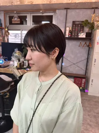 ショート C’LD hair produce /シールドヘア所属・モテ髪/ボブ/ショー ト/アダチフウトのヘアスタイル