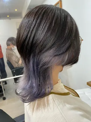 ミディアム 銀座⚜️【脱白髪染め 美髪矯正】トグチのヘアスタイル