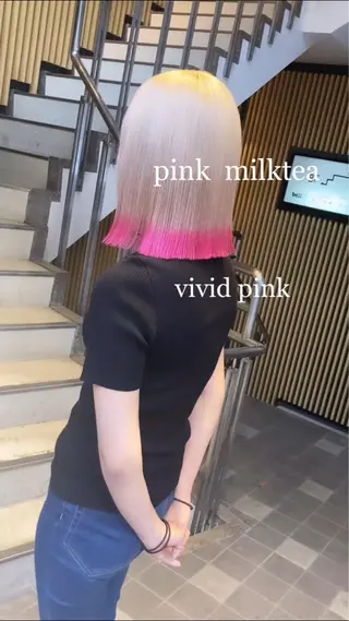 ショート カラー Selenehair 三条本店のヘアスタイル