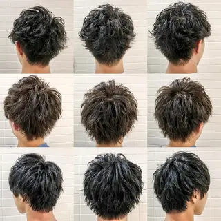 ショート カラー パーマ メンズ 居心地の良さ◎ 明るいお店です◎のヘアスタイル
