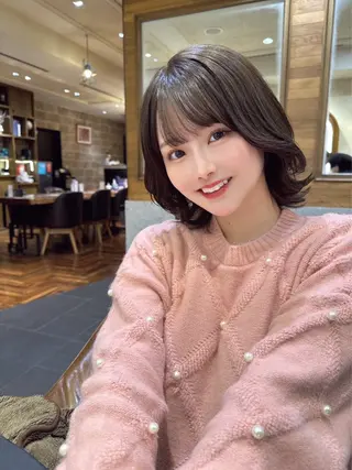 ミディアム 撮影カットモデル募集 前髪、顔周り/徳永のヘアスタイル