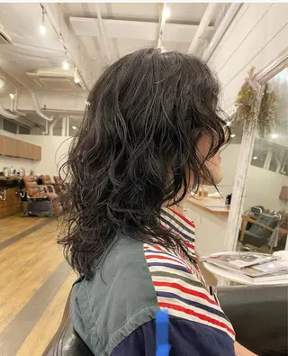 ロング パーマ メンズ 7Bridge所属・ハッシュカット 小西貫太のヘアスタイル