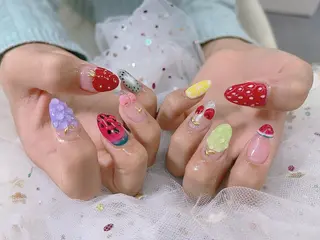 ネイル 🦋ネイルサロン ブラン🌈ゆりのネイルデザイン