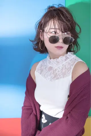 ミディアム カラー omocha hair salon所属・大嶋 伸吾のヘアスタイル