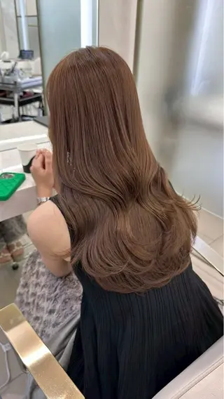 ロング カラー COA銀座所属・🫧RYOグレージュ /透け感カラー🫧のヘアスタイル