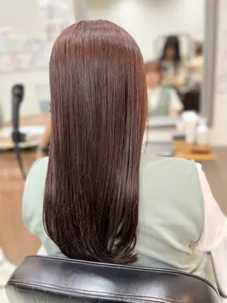 カラー 艶髪🥣透明感カラー 🫧前田奈津実のヘアスタイル