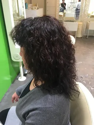 ロング パーマ 中村 碧のヘアスタイル