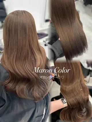 ロング カラー 上品モテヘア🩶 karen🩶のヘアスタイル
