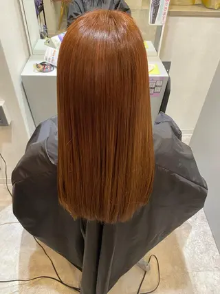 ロング 柔らかい縮毛矯正/ ボブ/北林のヘアスタイル