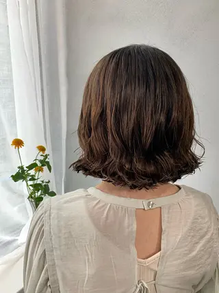 ショート パーマ ウェーブパーマ/ レイヤー/齋藤大貴のヘアスタイル