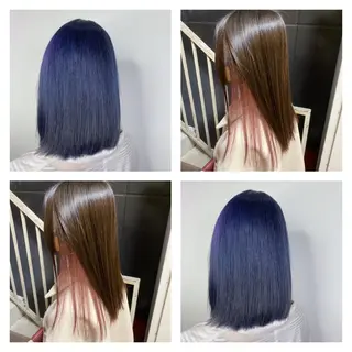 セミロング カラー 🎀推し活ヘアー🎀 Yuuna🐰💖のヘアスタイル