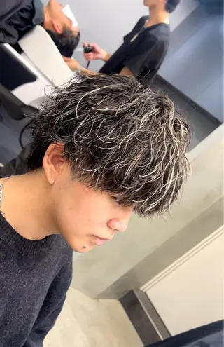 カラー メンズ fifth リュウセイのヘアスタイル
