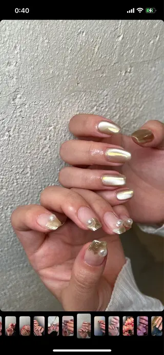 ミディアム écrin所属・kouno megumiのネイルデザイン