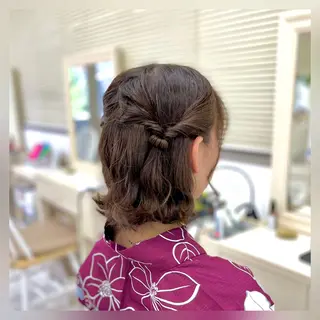 ヘアアレンジ 似合わせヘアメイク 💐オダギリチアキのヘアスタイル