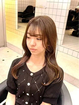 ロング カラー メンズ特化/上野 暖色カラー ダイチのヘアスタイル