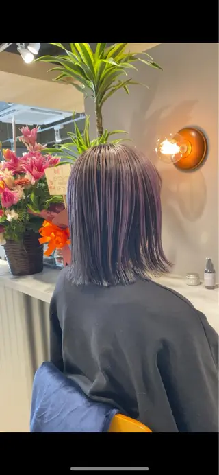 ミディアム カラー 🎨ショートの神様 /神評価🎨原田公祐のヘアスタイル