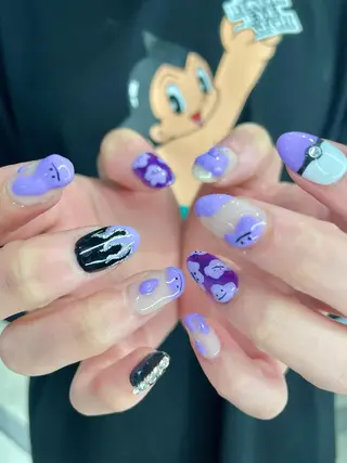 ネイル 🎀ボブ+ハイトーン シュカ👶🏻のヘアスタイル