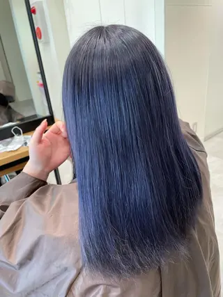 セミロング カラー ボブ/インナーカラー /眉毛/Miyuのヘアスタイル