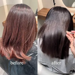 ミディアム 銀座/韓国/ワンホン 🤍艶髪🖤nahoのヘアスタイル