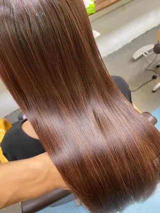 ロング カラー 【髪質改善】に特化 オリーブオイルクラブのヘアスタイル