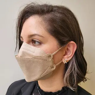 ミディアム カラー 社内カット講師・店長 菅原賢一のヘアスタイル