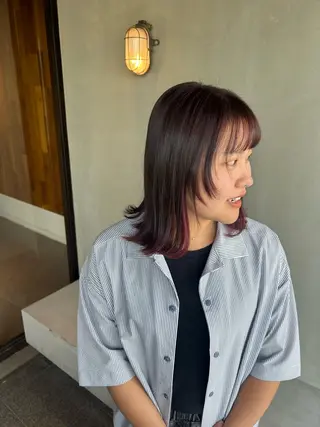 ミディアム カラー Lolonois野田 ヒガシ カイリ🐬のヘアスタイル