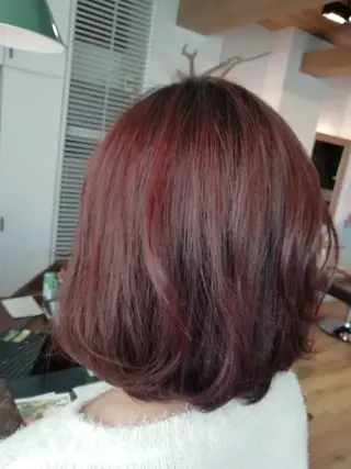 カラー 堀 望美のヘアスタイル