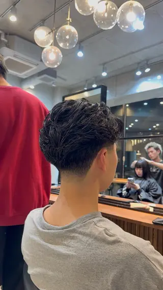 ショート パーマ メンズ HAVANA 渋谷所属・渋谷/パーマ/メンズ /フェード/千尋のヘアスタイル