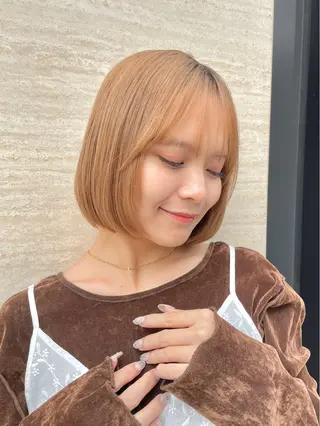 カラー 暖色/透明感カラー /nanami🌼のヘアスタイル