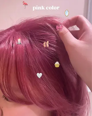 ロング カラー sand yokohama所属・ほの/ボブ/透明感カ ラー/レイヤーカットのヘアスタイル