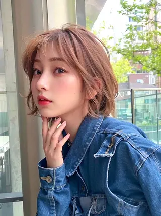 ショート 赤みオフの透明感職人 /ケア重視の美髪施術のヘアスタイル