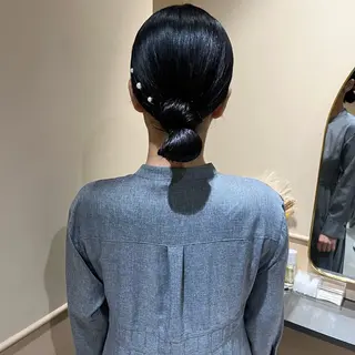 ロング ヘアアレンジ 🫧tomoka 透明感カラー🫧のヘアスタイル