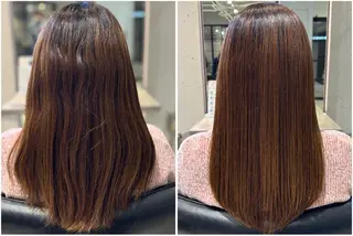 パーマ 艶髪酸性ストレート /髪質改善/寺田警二のヘアスタイル