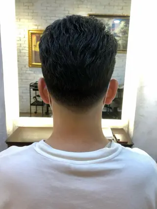 ショート カラー メンズ Carina所属・セン北徒歩５分 キシタクのヘアスタイル