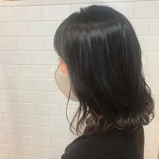 セミロング しのはら まどかのヘアスタイル