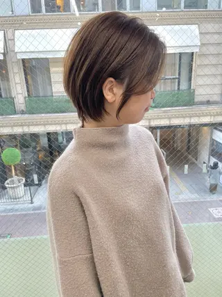 ショート カラー 髪質改善will hairdesignのヘアスタイル