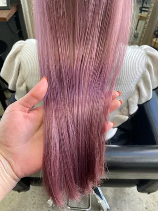 ロング 大内 志穂のヘアスタイル