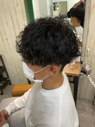 ショート パーマ メンズ メンズ専門 Stylist吉川のヘアスタイル