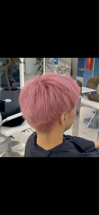 ショート メンズ 艶感🫧× 暖色カラー🍒きののヘアスタイル