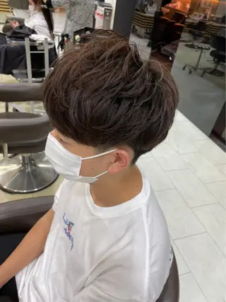 ミディアム メンズ ホットペッパー に移行中【かな】のヘアスタイル