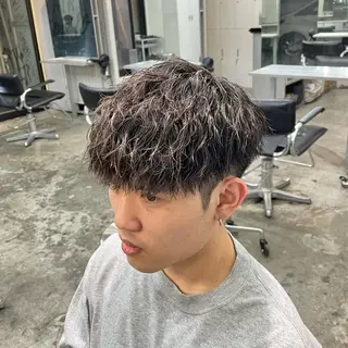 ショート パーマ メンズ メンズ特化美容師/ 藤戸 椋のヘアスタイル