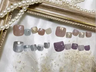 ネイル ネイルPetit Ribbonのネイルデザイン